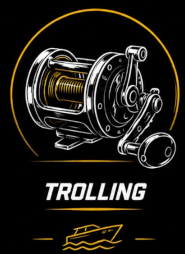 Spare parts for trolling reels